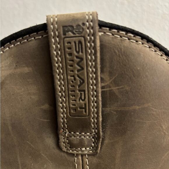 Timberland Pro Men’s Tan Western Style Waterproof Work Boots Size 10.5 main image 8